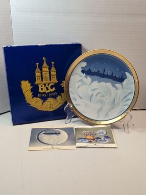 Bing & Grondahl Commemorative Collector Plate 100 Years with Original Box